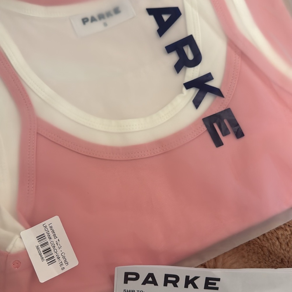 Parke Summerland : Layered Tank: Conch NWT/ In Bag Size Small - Picture 5 of 5